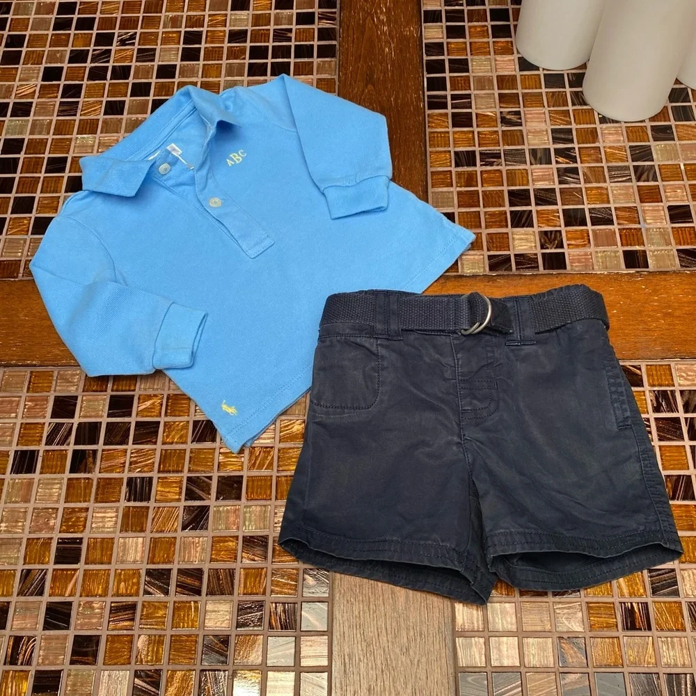 Ralph Lauren Baby Boy Matching Set